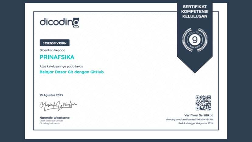 Certificate 15